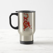 Chinees nieuwjaar rode draak reisbeker (Links)