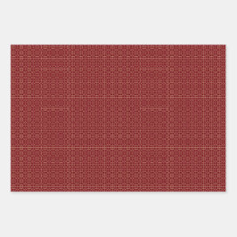 Chinees Nieuwjaar Rode Gouden Dierenriem Aziatisch Inpakpapier Vel