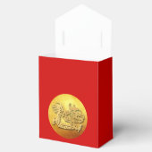 Chinees Nieuwjaar Rode Gouden Draak 2024 TFB Bedankdoosjes (Geopend)