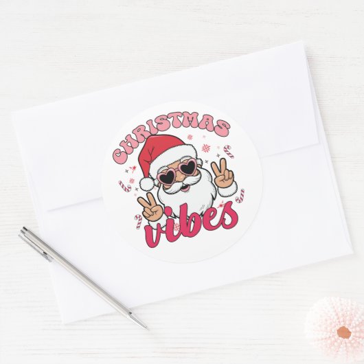 Chinees nieuwjaar ronde sticker (Envelop)