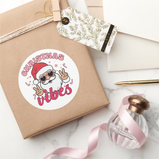 Chinees nieuwjaar ronde sticker (Geschenken)