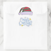 Chinees nieuwjaar ronde sticker (Tas)