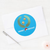 Chinees nieuwjaar ronde sticker (Envelop)