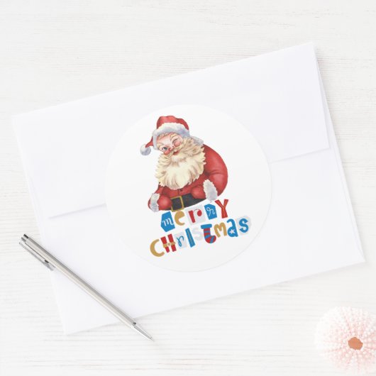 Chinees nieuwjaar ronde sticker (Envelop)