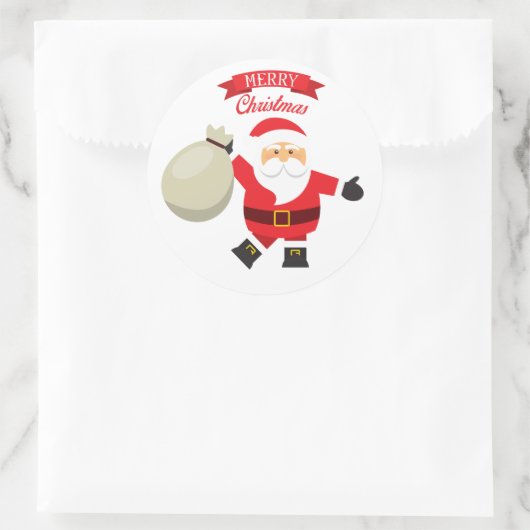 Chinees nieuwjaar ronde sticker (Tas)