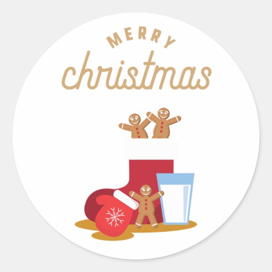 Chinees nieuwjaar ronde sticker (Voorkant)