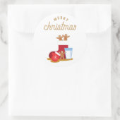 Chinees nieuwjaar ronde sticker (Tas)