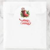 Chinees nieuwjaar ronde sticker (Tas)