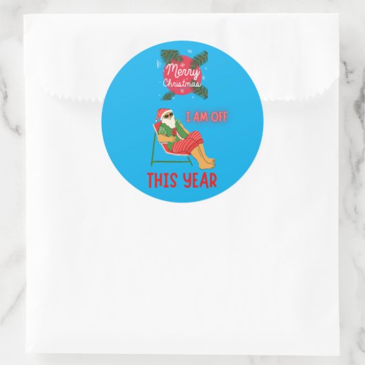 Chinees nieuwjaar ronde sticker (Tas)