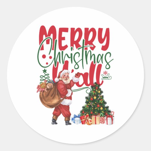 Chinees nieuwjaar ronde sticker (Voorkant)