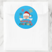 Chinees nieuwjaar ronde sticker (Tas)