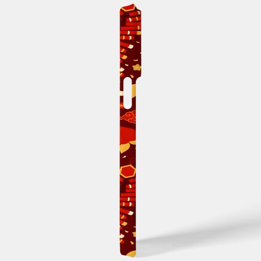 Chinees Nieuwjaar rood Case-Mate iPhone Case (Achterkant / Rechts)