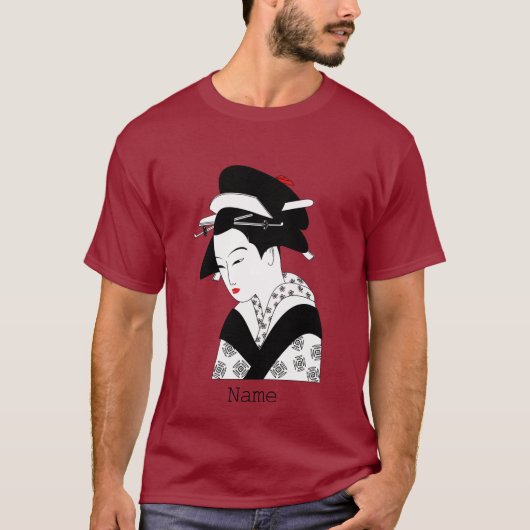 Chinees nieuwjaar rood T-shirt (Voorkant)