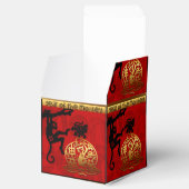 Chinees Nieuwjaar Schattige Aap Zodiac Verjaardag  Bedankdoosjes (Geopend)