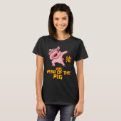 Chinees nieuwjaar schept Kinder dabbing Pig 2019 T T-shirt (Voorkant volledig)