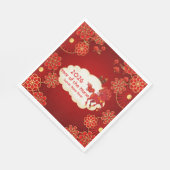Chinees Nieuwjaar Servet (Hoek)