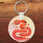 Chinees Nieuwjaar Slang 2025 BRK04 Sleutelhanger (Voorkant)