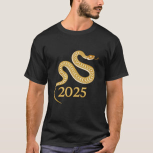 Chinees Nieuwjaar Slang 2025 Dierenriem Geluk Cool T-shirt
