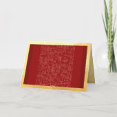 Chinees Nieuwjaar Slang 2025 met wensen GC Feestdagen Kaart (Achterkant)