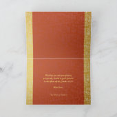 Chinees Nieuwjaar Slang 2025 met wensen GC Feestdagen Kaart (Binnen)