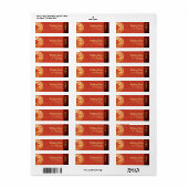 Chinees Nieuwjaar Slang 2025 RAL1b Etiket (Full Sheet)