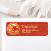 Chinees Nieuwjaar Slang 2025 RAL2a Etiket (Insitu)