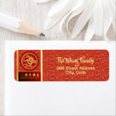 Chinees Nieuwjaar Slang 2025 RAL Etiket (Insitu)