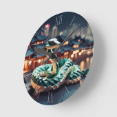 Chinees Nieuwjaar Slang Origami Zodiac Verjaardag  Ronde Klok (Hoek)