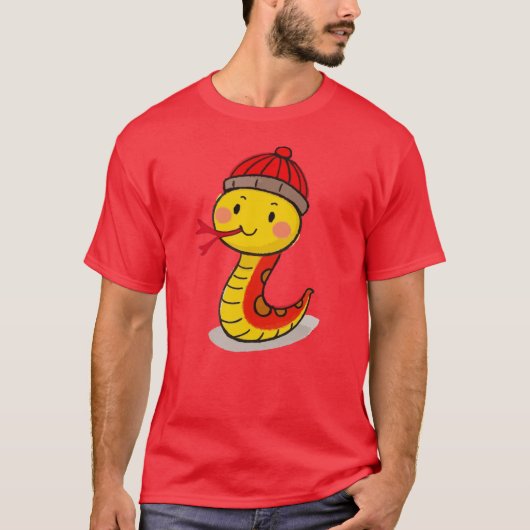 Chinees Nieuwjaar (Slangenjaar) T-shirt (Voorkant)