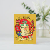 Chinees Nieuwjaar Snake Cartoon Briefkaart (Staand voorkant)