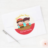 Chinees Nieuwjaar Stickers (Boy & Girl) (Envelop)
