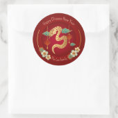 Chinees Nieuwjaar Stickers (jaar van de slang) Roo (Tas)