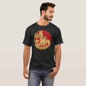 Chinees nieuwjaar T-shirt jaar van het paard (Voorkant volledig)