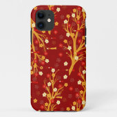 Chinees Nieuwjaar Takken en kwastjes Case-Mate iPhone Case (Achterkant)