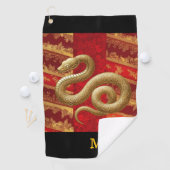 Chinees Nieuwjaar thema Golfhanddoek (Insitu)
