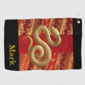 Chinees Nieuwjaar thema Golfhanddoek (Horizontaal)