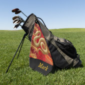 Chinees Nieuwjaar thema Golfhanddoek (Groen)