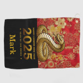 Chinees Nieuwjaar thema Golfhanddoek (Horizontaal)