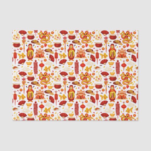 Chinees nieuwjaar tissuepapier (Voorkant)