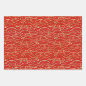 Chinees Nieuwjaar Traditioneel patroon W3PS Inpakpapier Vel (Voorkant)