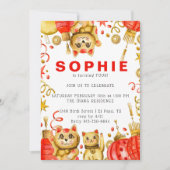 Chinees nieuwjaar | Uitnodiging van de partij Birt (Voorkant)