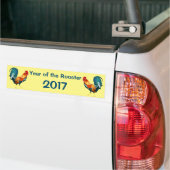 Chinees nieuwjaar van de Bumpersticker van de Roos (Op Truck)