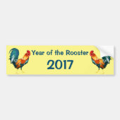 Chinees nieuwjaar van de Bumpersticker van de Roos (Voorkant)