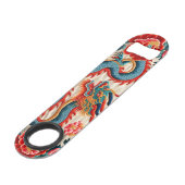 Chinees Nieuwjaar van de Draak 2024 "Borduurwerk" Speed Flessenopener (Voorkant Gekanteld)