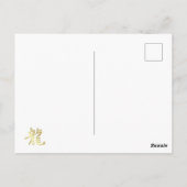 Chinees Nieuwjaar van de Draak 2024 Briefkaart (Achterkant)