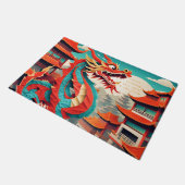 Chinees Nieuwjaar van de Draak 2024 DM Deurmat (Schuin)