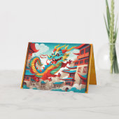 Chinees Nieuwjaar van de Draak 2024 GC4 Kaart (Achterkant)