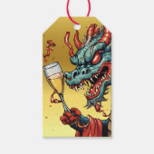Chinees Nieuwjaar van de Draak 2024 geschenken Cadeaulabel (Voorkant)