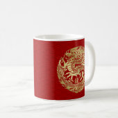 Chinees Nieuwjaar van de Draak 2024 Koffiemok (Voorkant rechts)