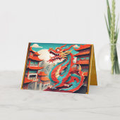 Chinees Nieuwjaar van de Dragon 2024 GC3 Kaart (Achterkant)